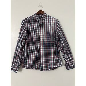 J.Crew Slim Untucked Flex Plaid Long Sleeve sz Large